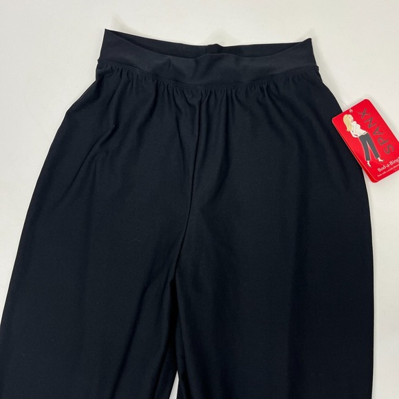 Spanx NWT Black Crop Pants Size Medium Bod‎ A Bing Cropped Capri Shaping - Picture 2 of 13